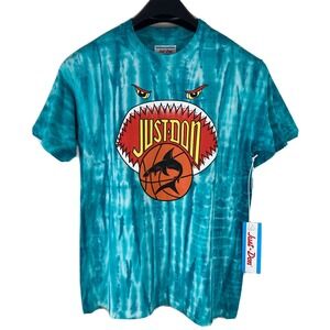 Just Don Basketball Shark Mouth Tie Dye T Shirt  Men's Extra Small New $288‎